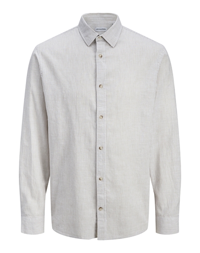 Jack & Jones - JJESummer Linen Blend Hemd - Crockery